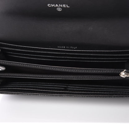 Chanel Caviar Timeless CC Large Gusset Flap Wallet Black 4 of 12