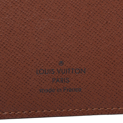 Louis Vuitton Monogram Porte Valeurs Checkbook Wallet 6 of 7
