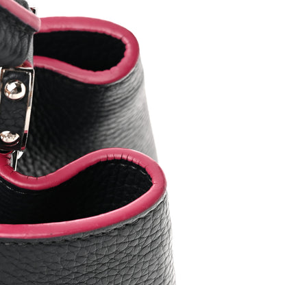 Louis Vuitton Taurillon Capucines MM Cobalt Fuchsia 11 of 11