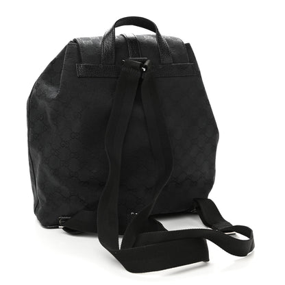 Gucci GG Monogram Single Buckle Backpack Black 3 of 11