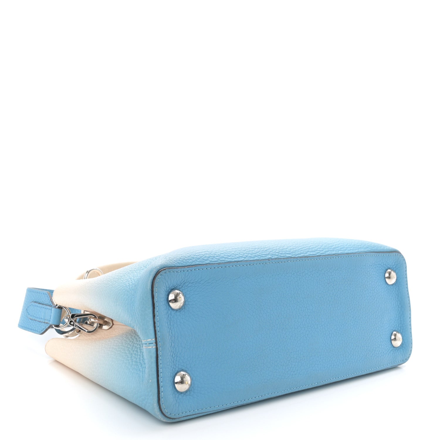 Louis Vuitton Taurillon Capucines MM Gradient Blue 4 of 13