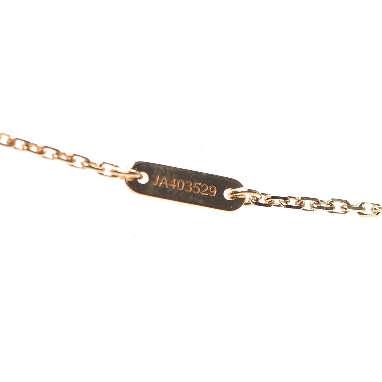 18K Yellow Gold Diamond Mini Frivole Pendant Necklace