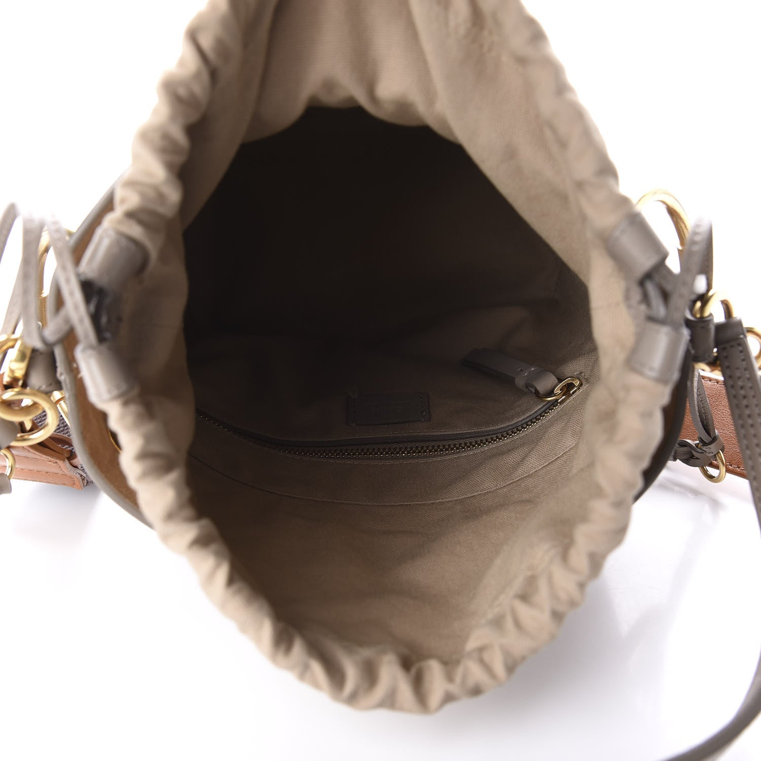 Chloe Smooth Calfskin Small Roy Bucket Bag Motty Grey 6 of 13