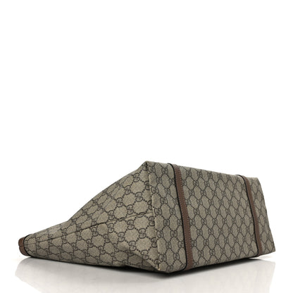Gucci GG Supreme Monogram Medium Nice Tote Brown 4 of 9