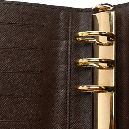 Louis Vuitton Damier Ebene Medium Ring Agenda Cover 11 of 12