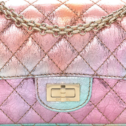 Chanel Metallic Goatskin Quilted Mini 2.55 Reissue Flap Multicolor 8 of 11
