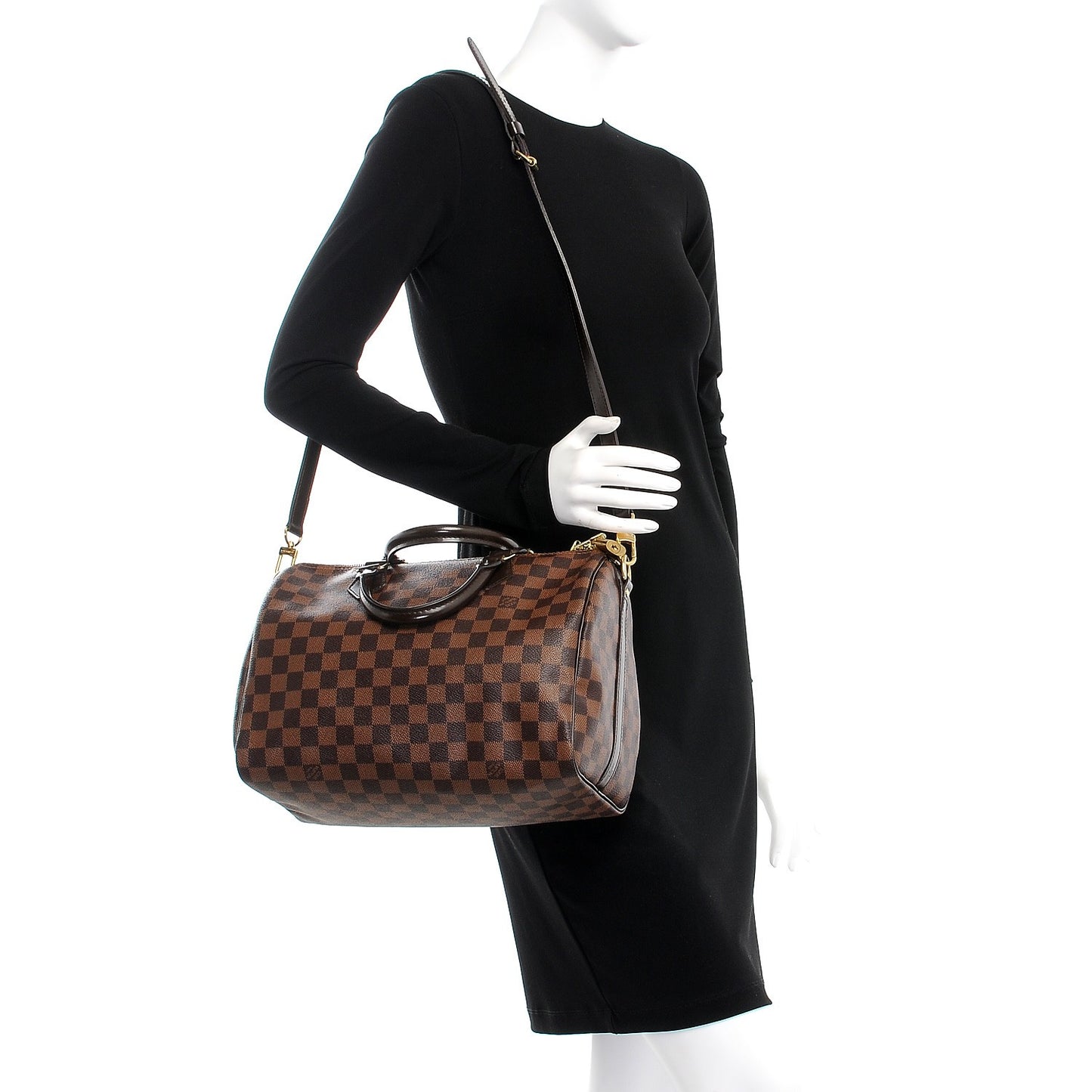 Damier Ebene Speedy Bandouliere 30
