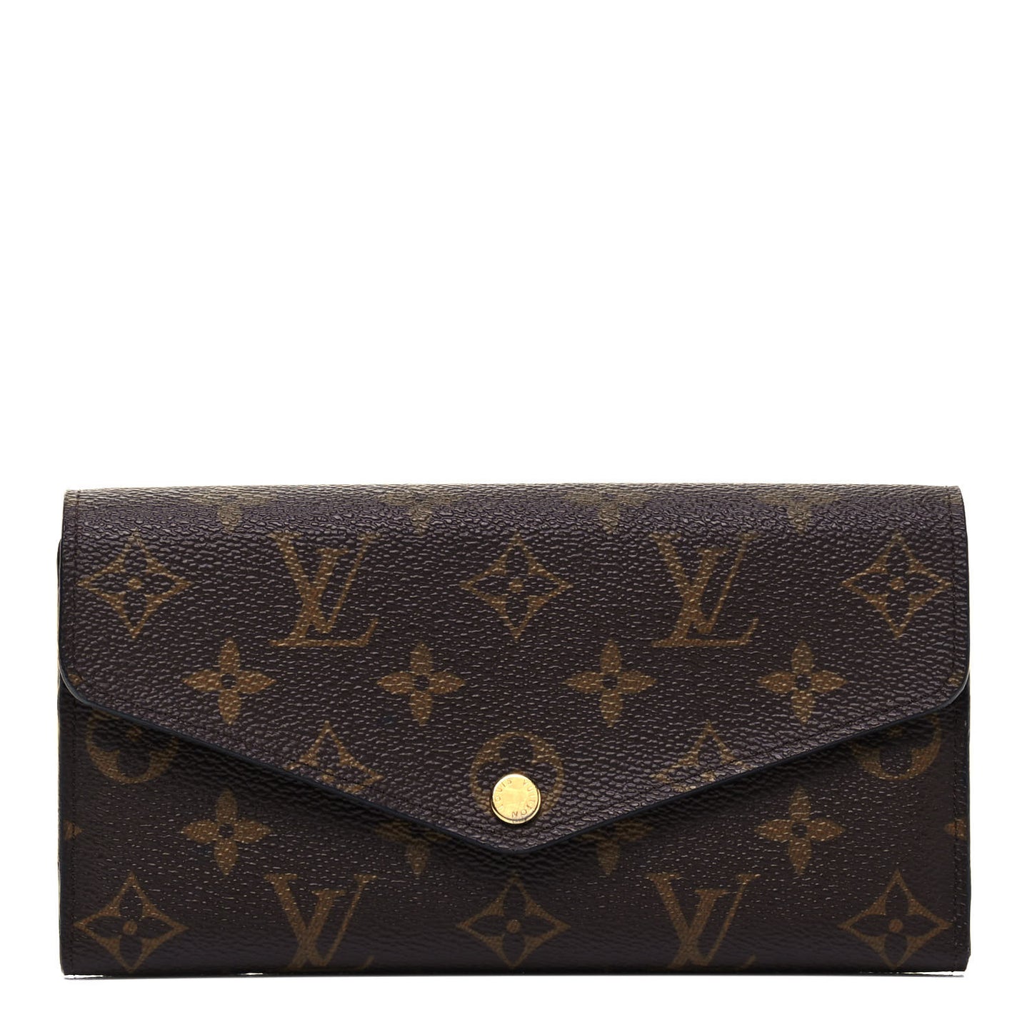 Monogram Sarah Wallet NM Coquelicot