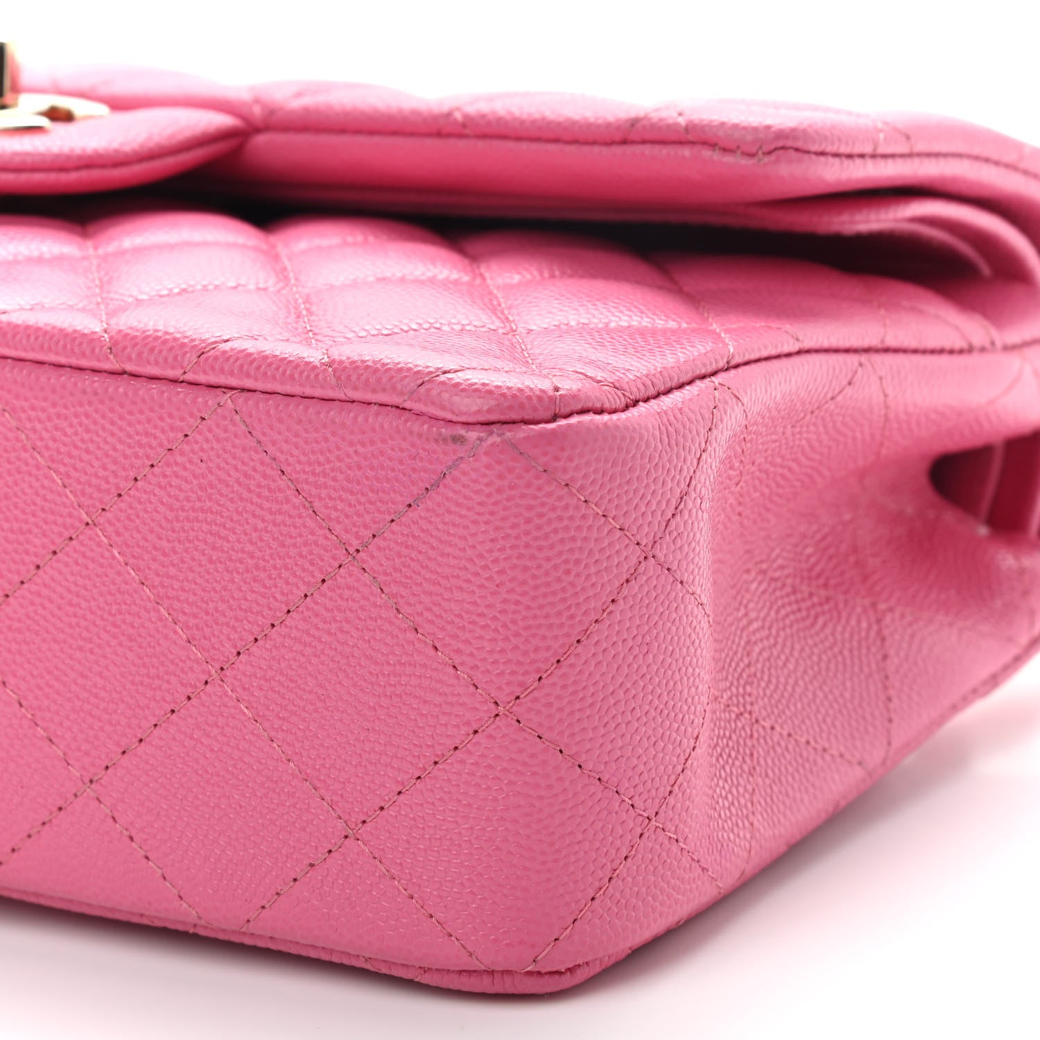 Chanel Caviar Quilted Small Double Flap Pink 9 of 9