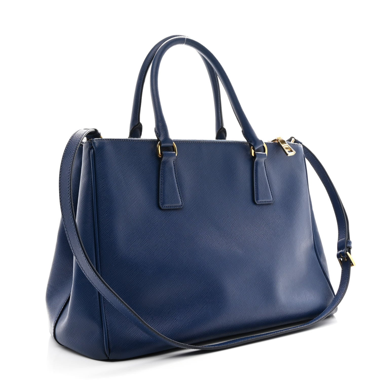 Prada Saffiano Lux Medium Galleria Double Zip Tote Bluette 3 of 14