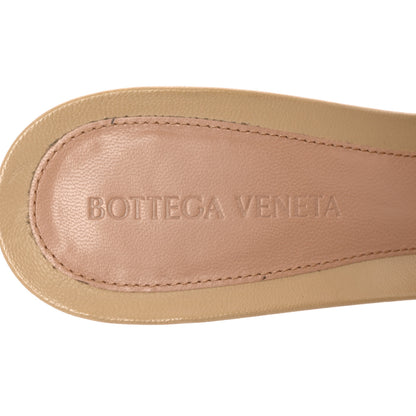 Bottega Veneta Lambskin Stretch Mule Sandals 39 Nude 11 of 12