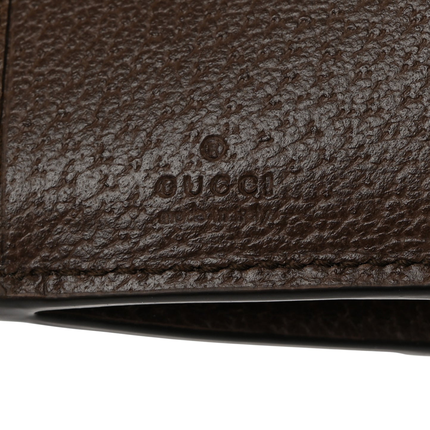 GG Supreme Monogram Web Ophidia Bi-Fold Wallet Beige New Acero