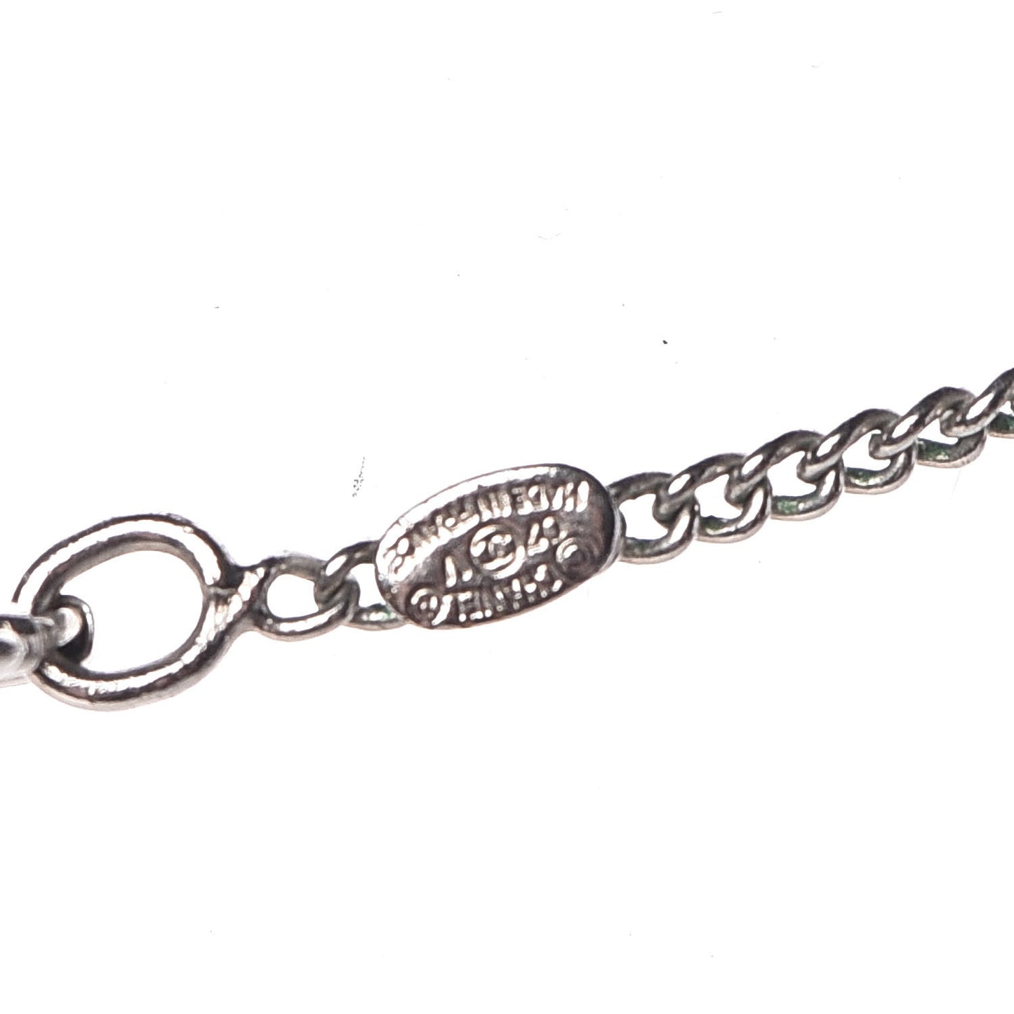 Crystal Timeless CC Necklace Silver
