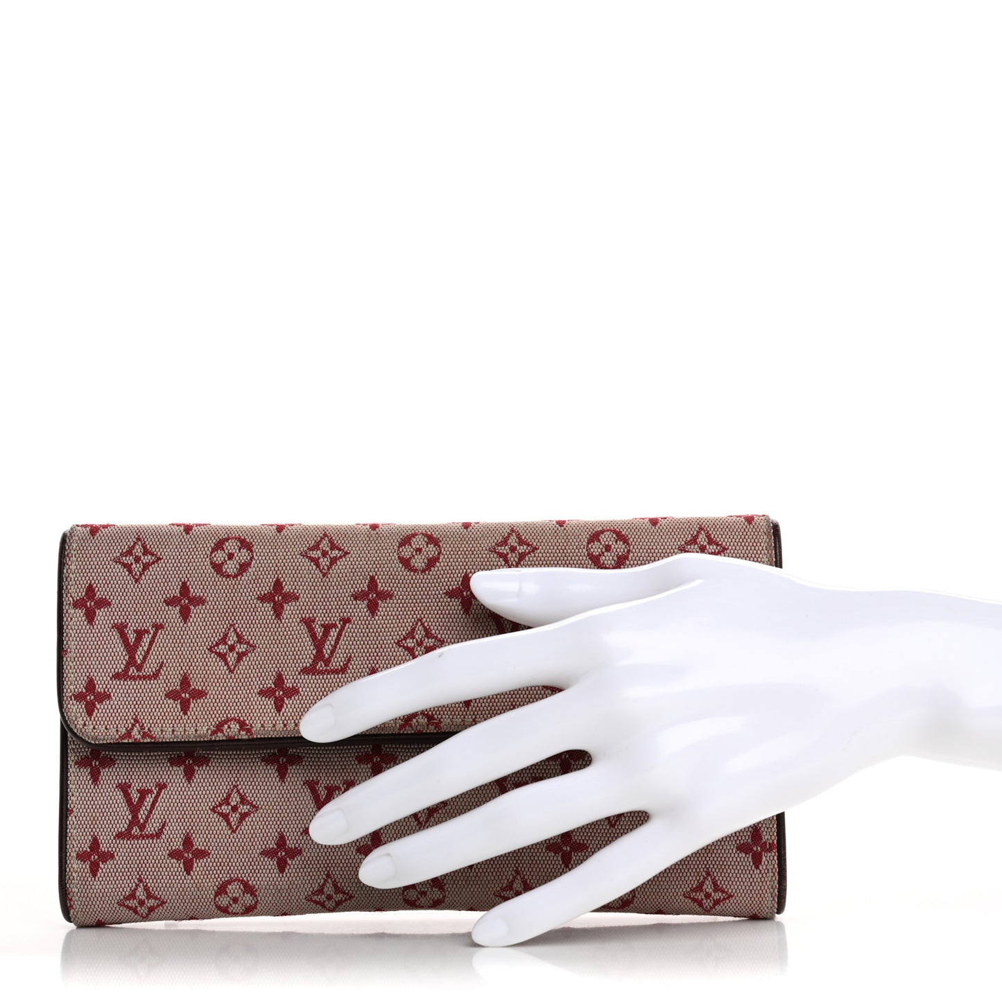 Mini Monogram Porte Tresor International Wallet Cherry