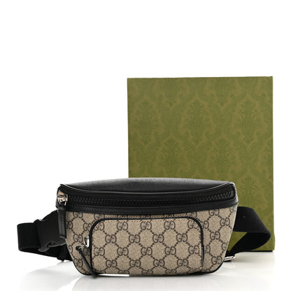Gucci GG Supreme Monogram Belt Bag Black 15 of 15
