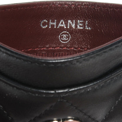 Chanel Lambskin Quilted Card Holder Black 6 of 8