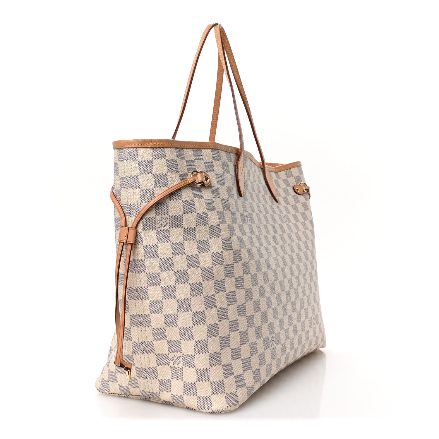 Louis Vuitton Damier Azur Neo Neverfull GM Rose Ballerine 4 of 11