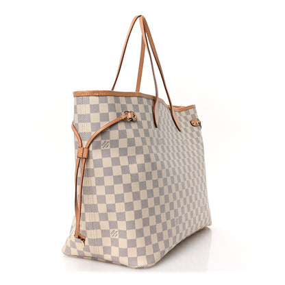 Louis Vuitton Damier Azur Neo Neverfull GM Rose Ballerine 4 of 11