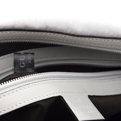 Gucci Nylon Microguccissima Gym Bag White 8 of 12