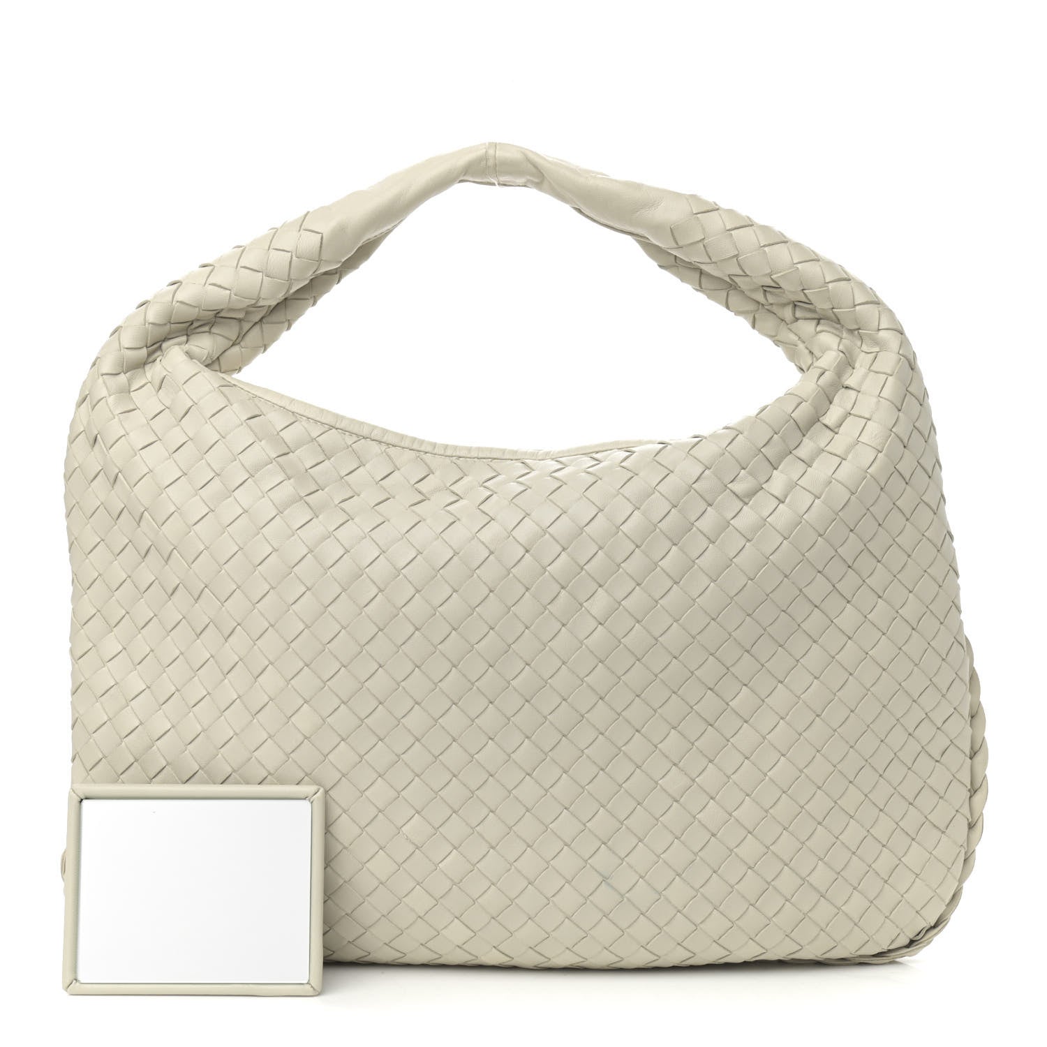 Bottega Veneta Nappa Intrecciato Medium Veneta Hobo Cream 1 of 10