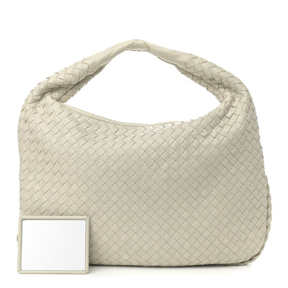 Bottega Veneta Nappa Intrecciato Medium Veneta Hobo Cream 1 of 10