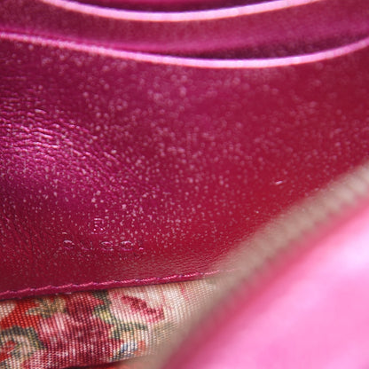 Gucci Laminated Nappa Trapuntata Mini Zumi Shoulder Bag Fuxia 6 of 9