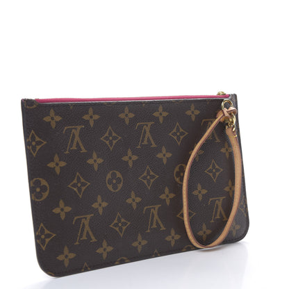 Louis Vuitton Monogram Neverfull MM GM Pochette Pivoine 2 of 8