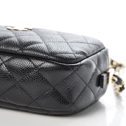 Chanel Caviar Quilted Camera Case Black 10 of 10