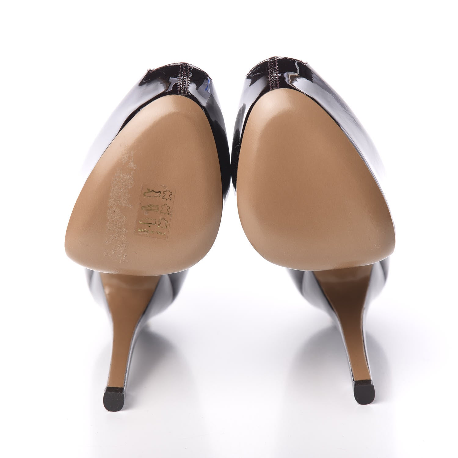 Louis Vuitton Patent Calfskin Oh Really Peep Toe Pumps 35 Amarante 5 of 9