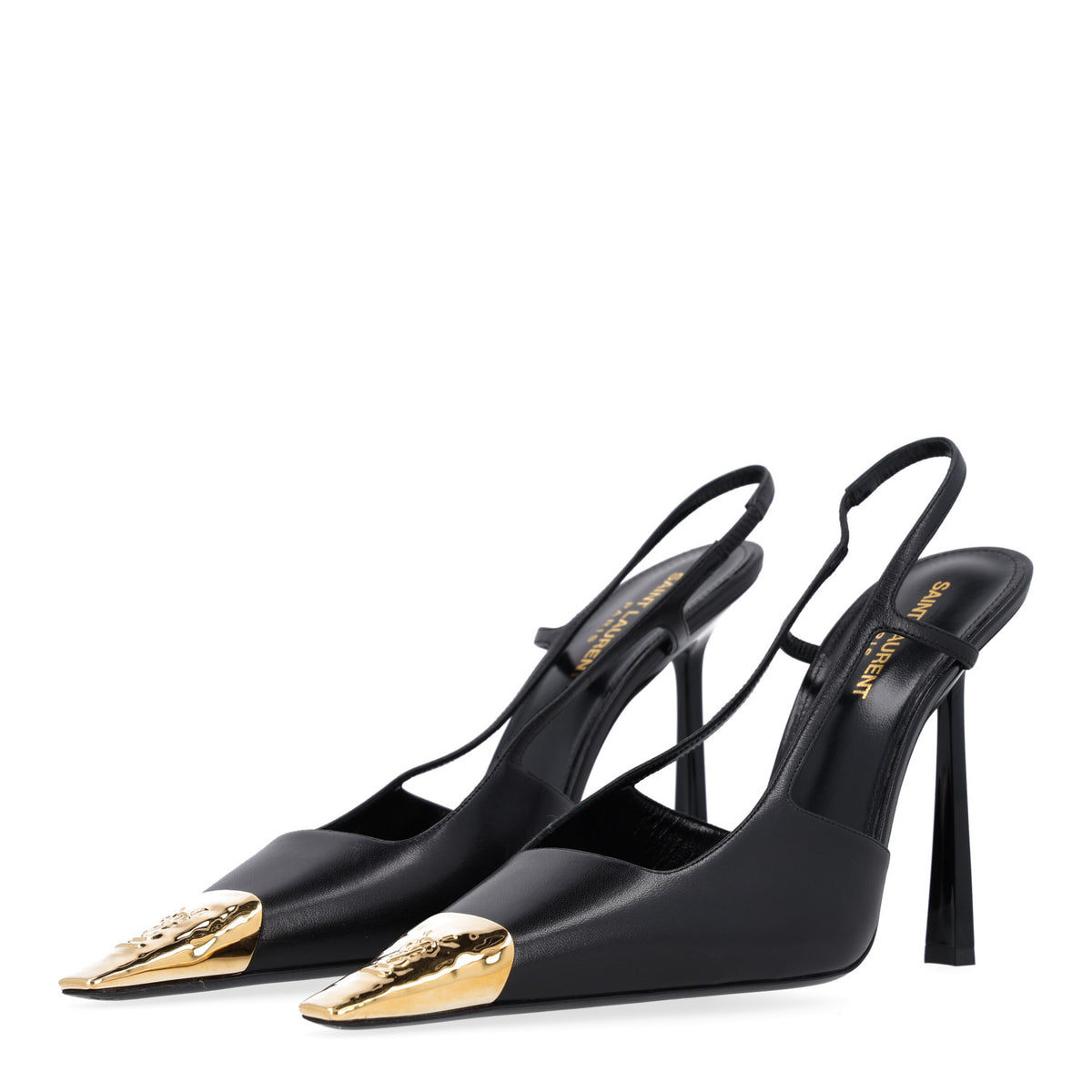 Smooth Calfskin Jeanne 110 Slingback Pumps 41 Black