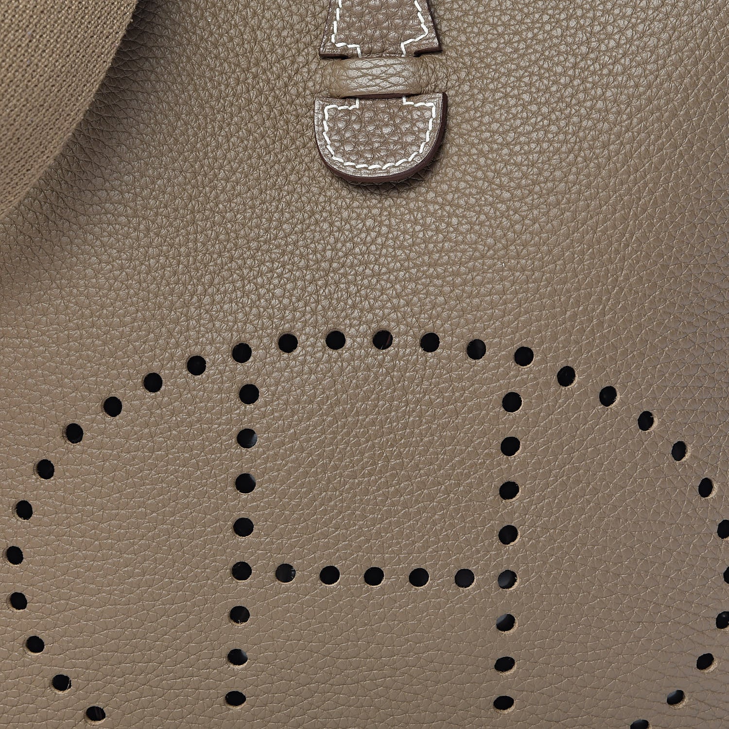 Hermes Taurillon Clemence Evelyne III PM Etoupe 11 of 12