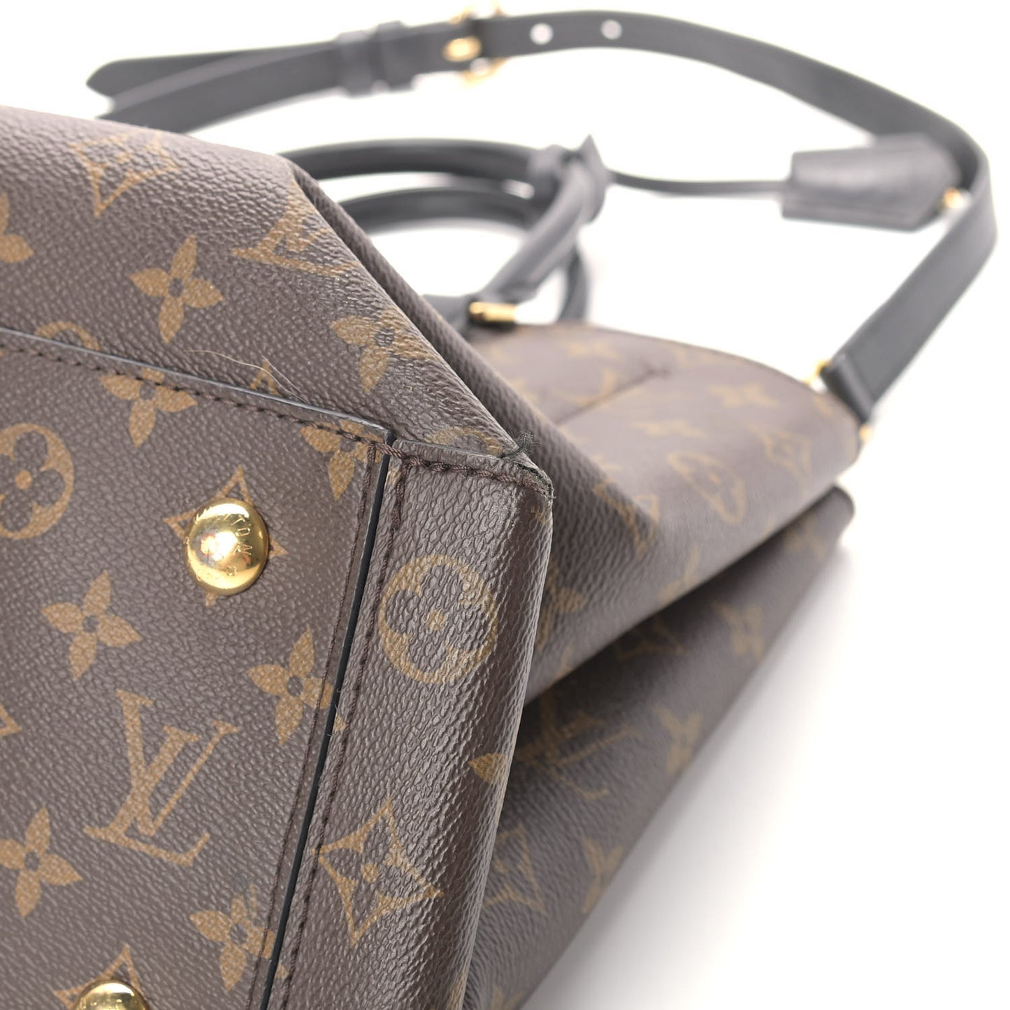Monogram Flower Tote Black
