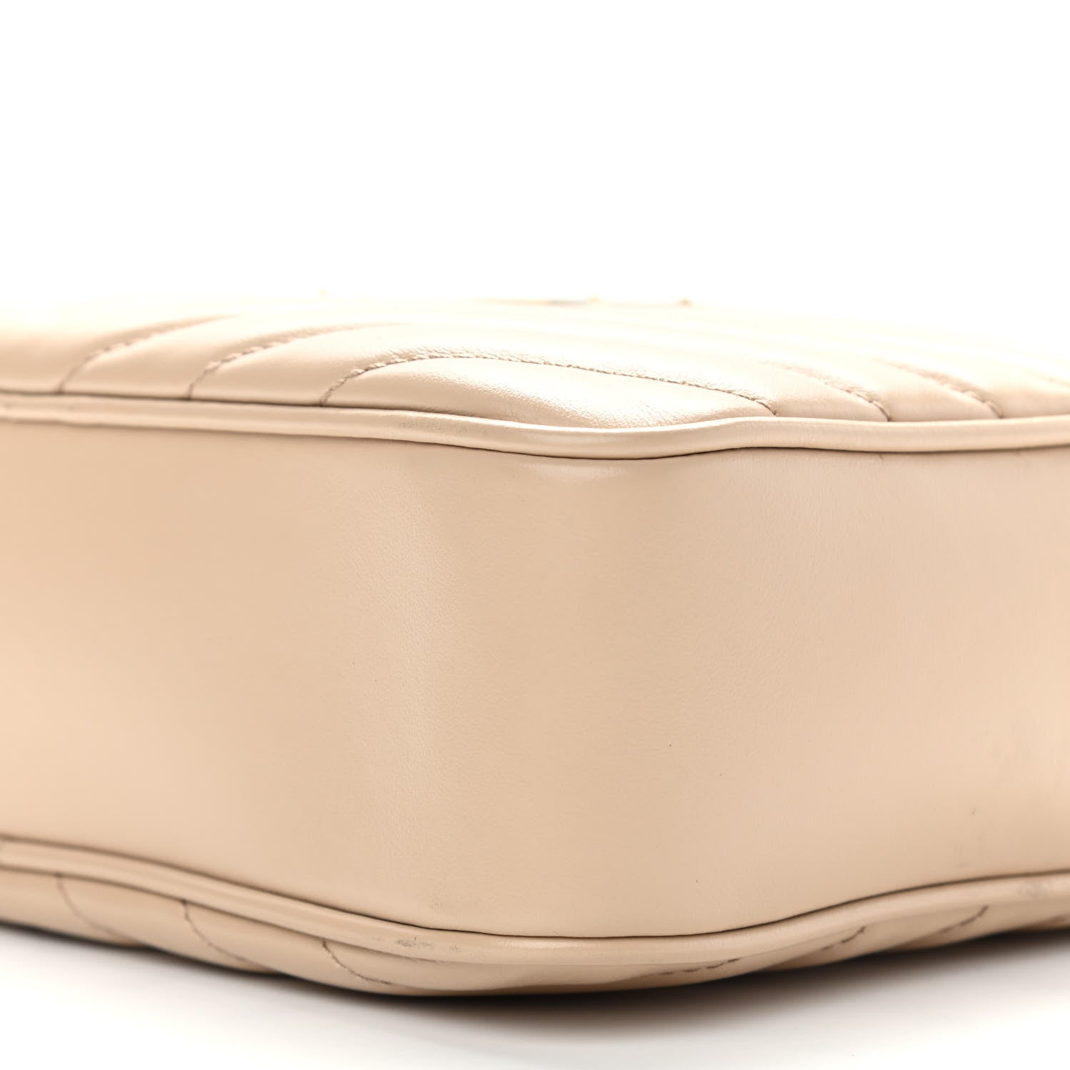 Saint Laurent Calfskin Matelasse Monogram Lou Camera Bag Dark Latte 9 of 13