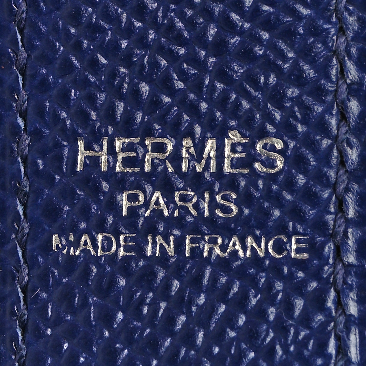 Hermes Epsom 25mm Tressage Shoulder Strap Bleu Indigo Noir Terre Battue 4 of 5