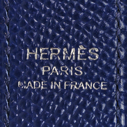 Hermes Epsom 25mm Tressage Shoulder Strap Bleu Indigo Noir Terre Battue 4 of 5