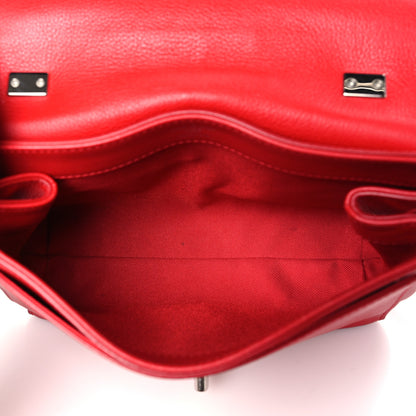 Louis Vuitton Calfskin Lockme II Chain Bag BB Rubis 5 of 8