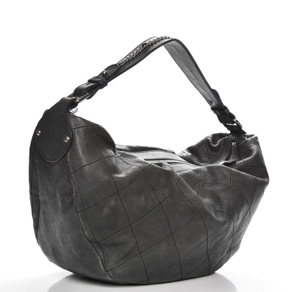 Chanel Caviar Large Outdoor Hobo Black 3 of 8