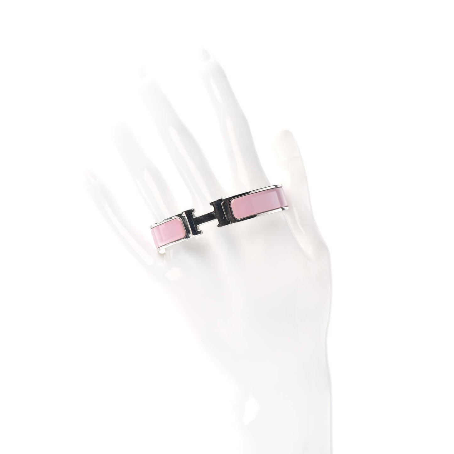 Enamel Narrow Clic Clac H Bracelet PM Rose Sakura