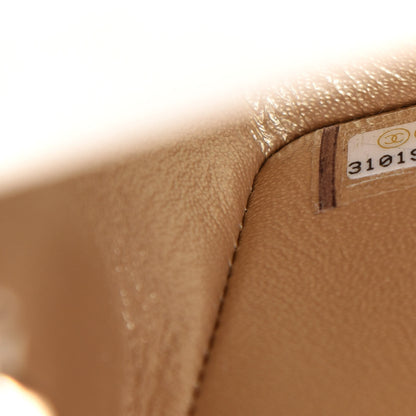 Chanel Metallic Lambskin Quilted Mini Rectangular Flap Gold 9 of 11