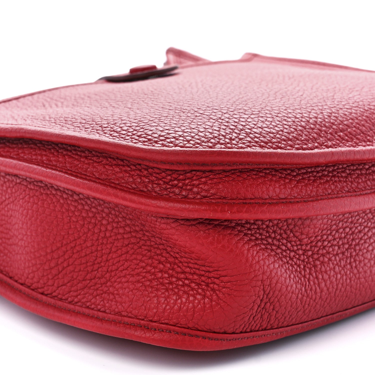 Hermes Taurillon Clemence Evelyne III PM Rouge Vif 9 of 10