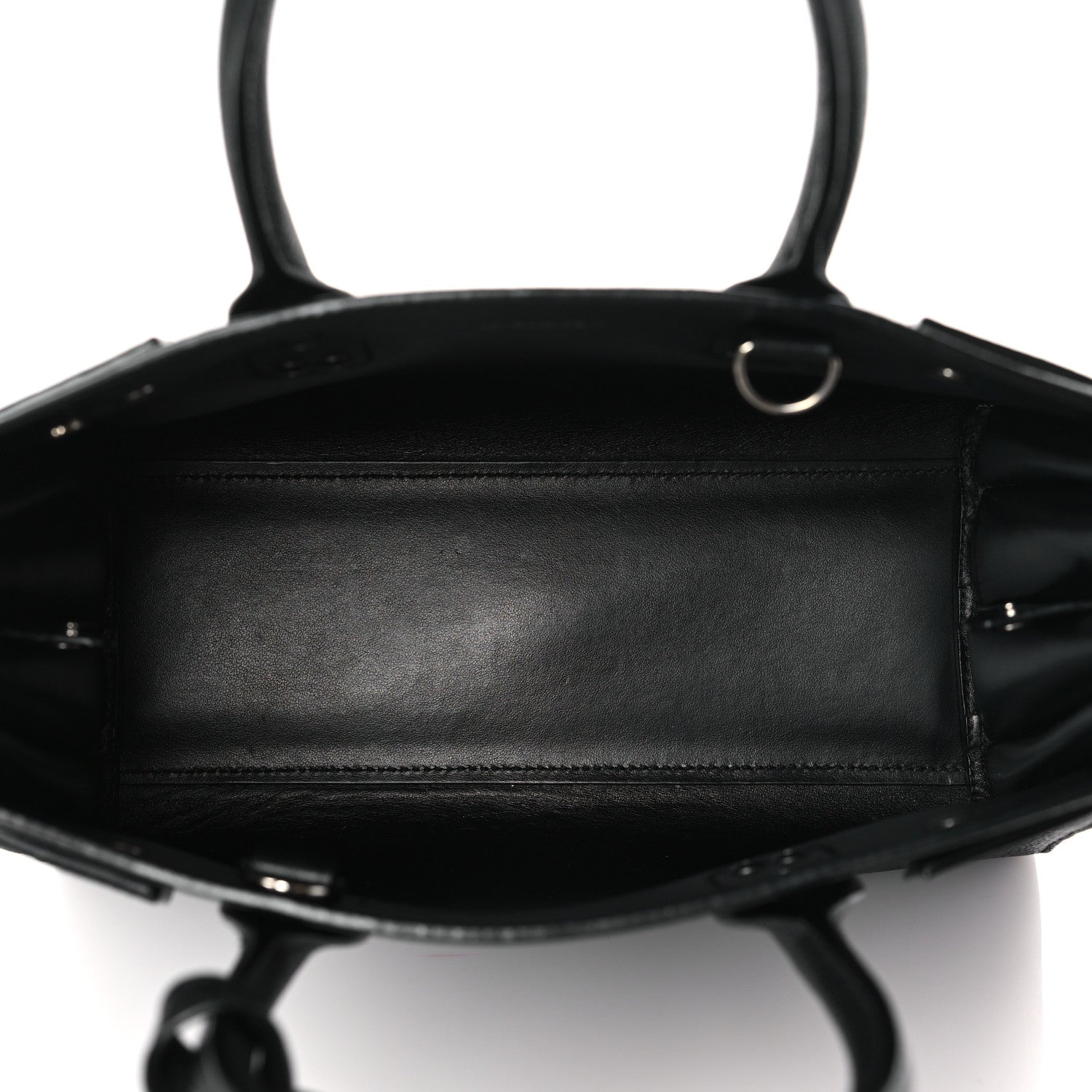Saint Laurent Grained Calfskin Baby Sac De Jour Black 6 of 9