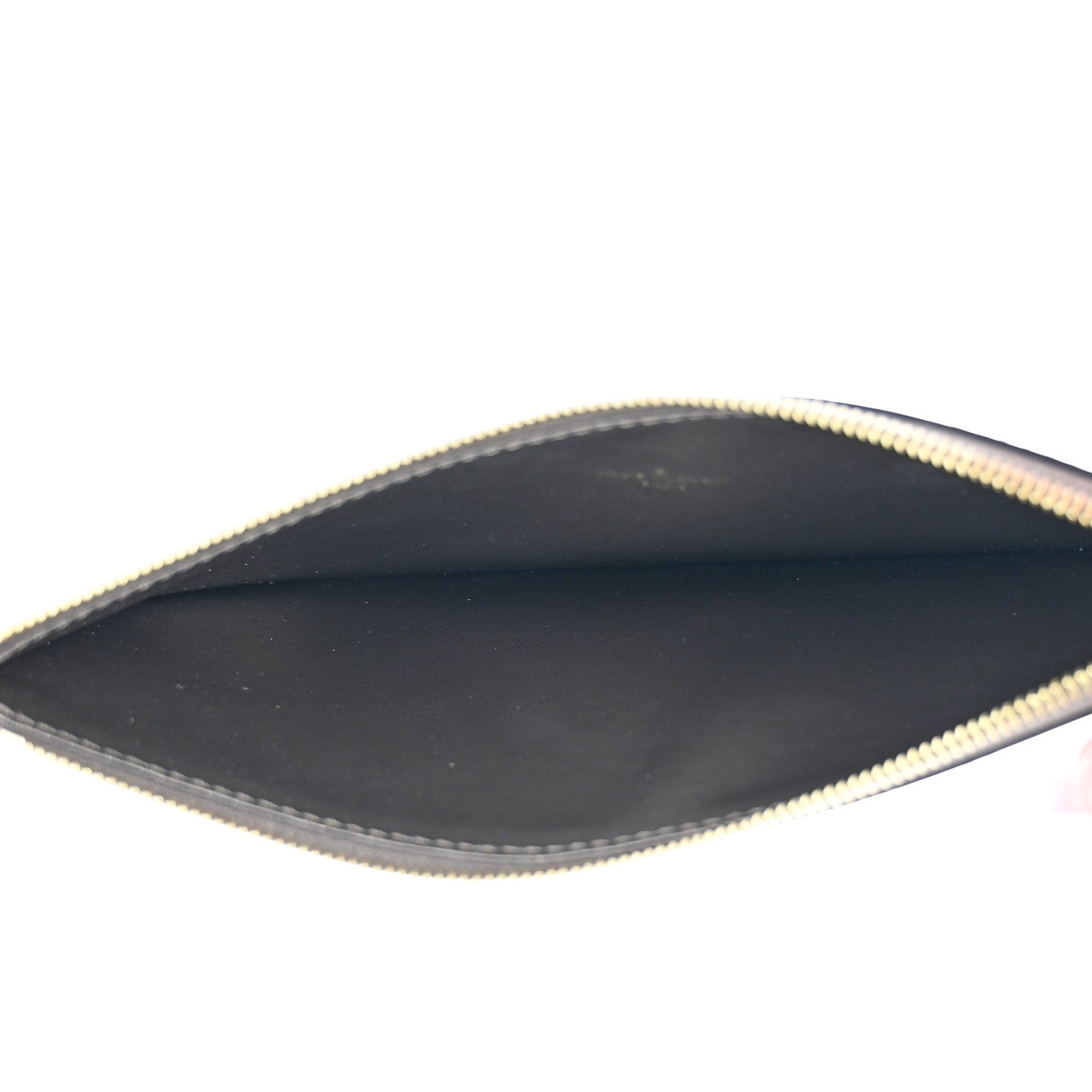 Louis Vuitton Vernis Felicie Chain Wallet Zippered Insert Champagne Metallise 5 of 6
