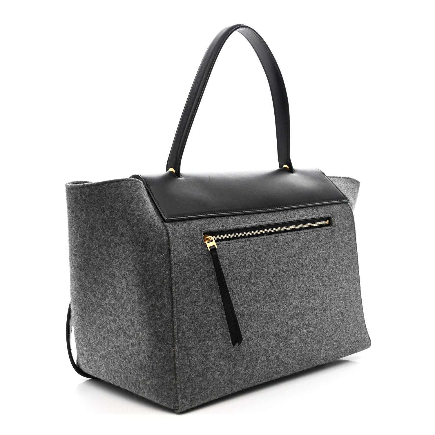 Celine Felt Smooth Calfskin Mini Belt Bag Grey 2 of 9