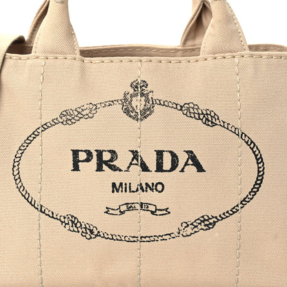 Prada Canapa Small Logo Tote Corda 9 of 12