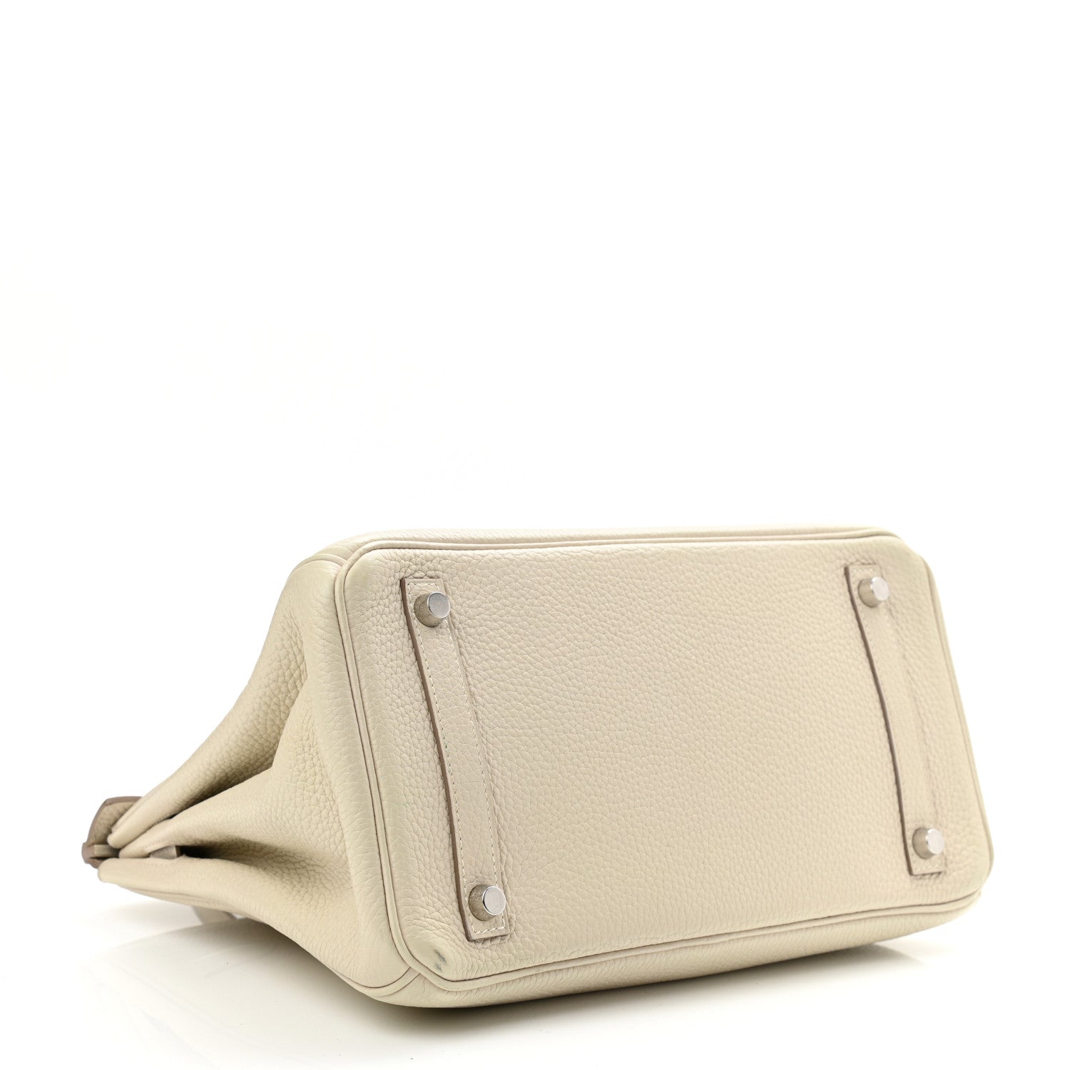 Hermes Taurillon Clemence Birkin 30 Beton 4 of 17