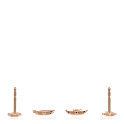 Hermes 18K Rose Gold TPM Farandole Stud Earrings 3 of 5