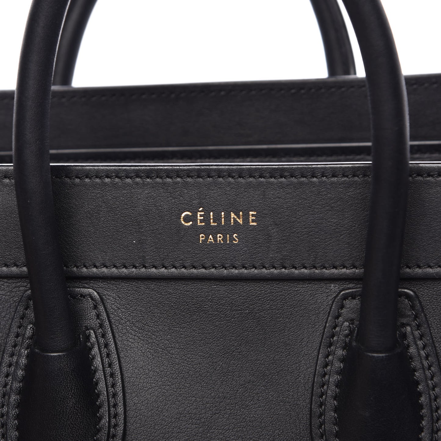 Smooth Calfskin Nano Luggage Black