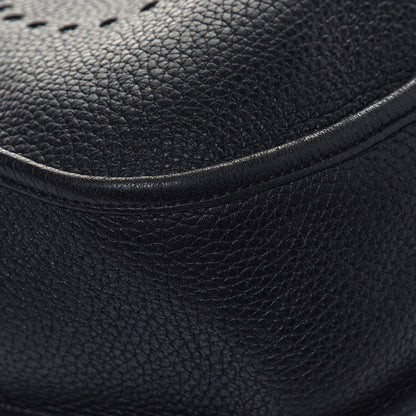 Hermes Taurillon Clemence Evelyne III PM Black 9 of 12