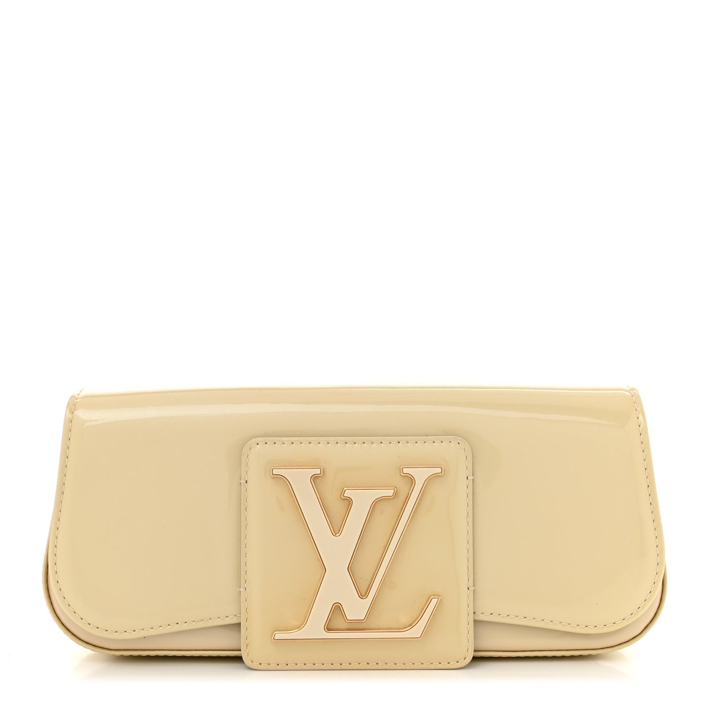 Patent Sobe Clutch Blanc Corail