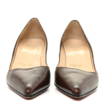 Christian Louboutin Nappa Clare 80 Pumps 35.5 Brown 2 of 16